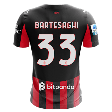 Maglia di Davide Bartesaghi (AC Milan)