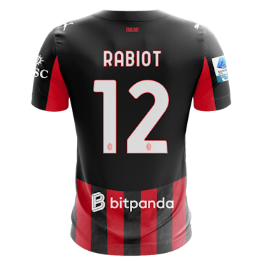 Adrien Rabiot AC Milan camisa.