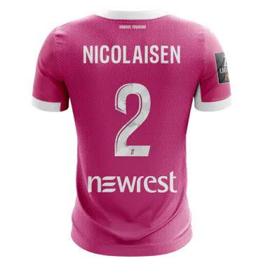 来自Toulouse FC的Rasmus Nicolaisen球衣