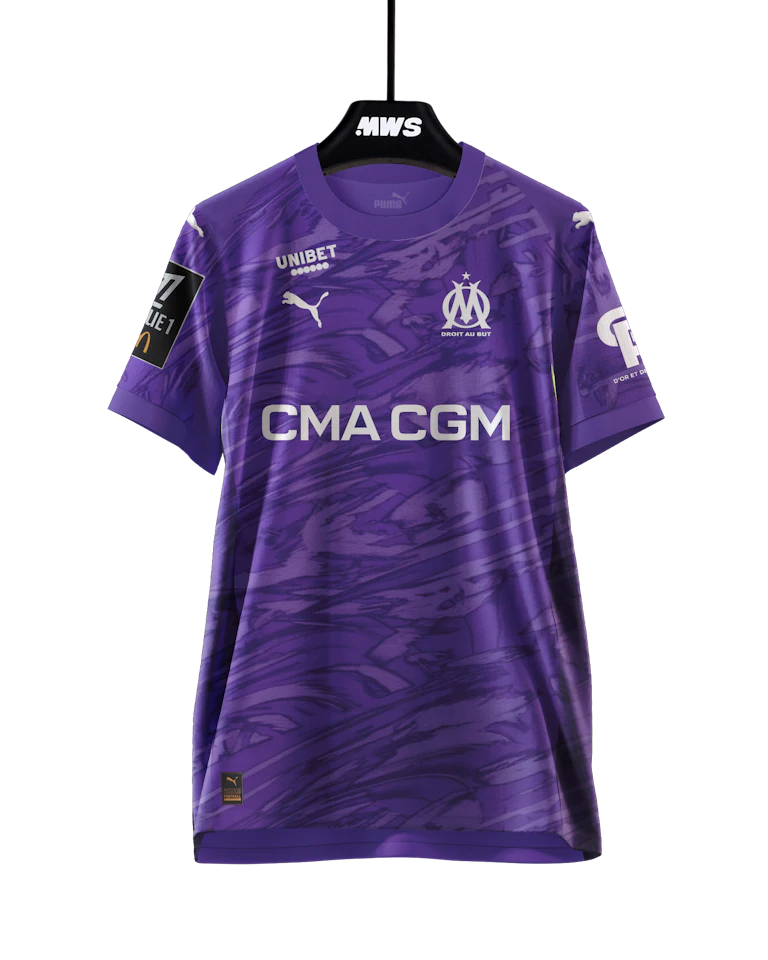 来自Olympique de Marseille的Gerónimo Rulli球衣