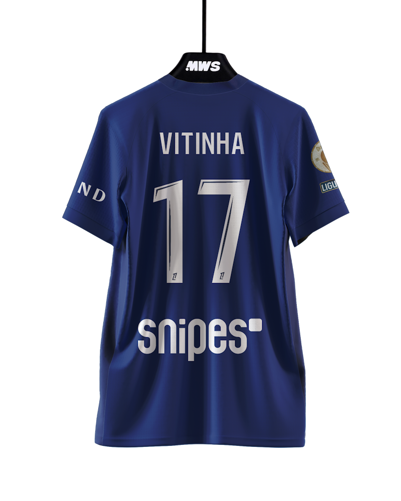 Vitinha | Paris Saint-Germain - Olympique Lyonnais | MatchWornShirt