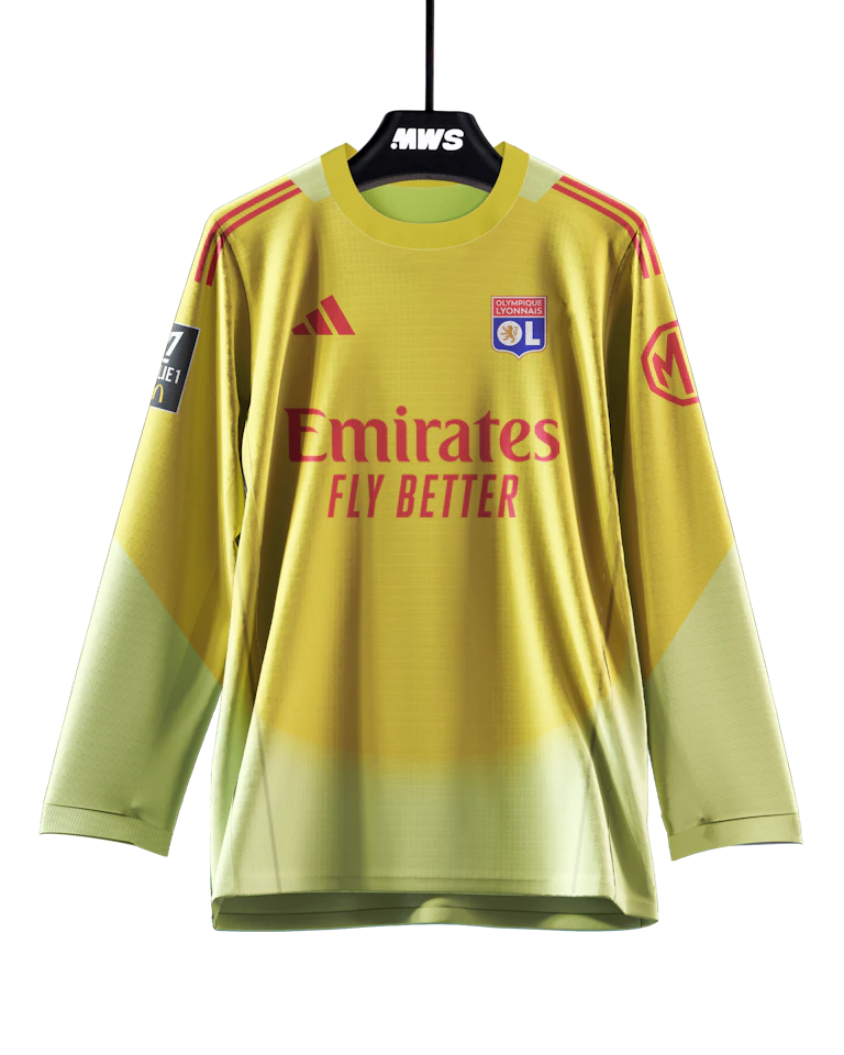 Camisola de Rémy Descamps , Olympique Lyonnais