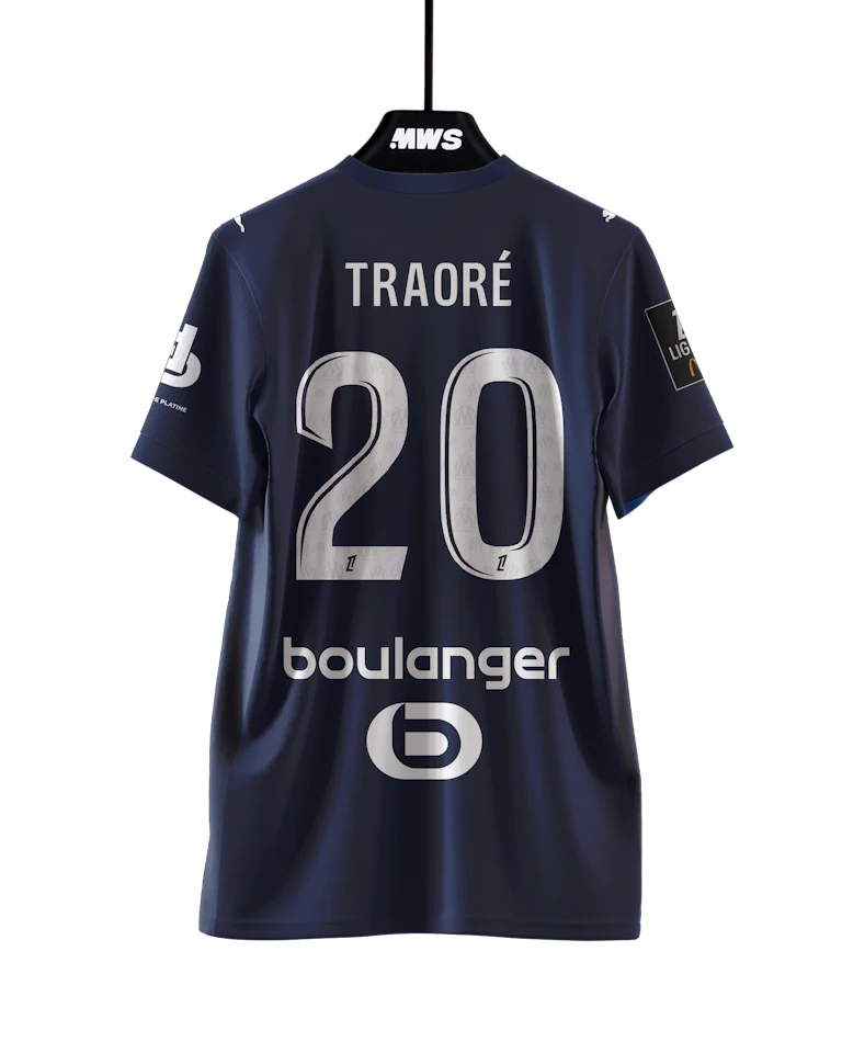 Olympique de Marseille 팀의 Hamed Junior Traoré 셔츠