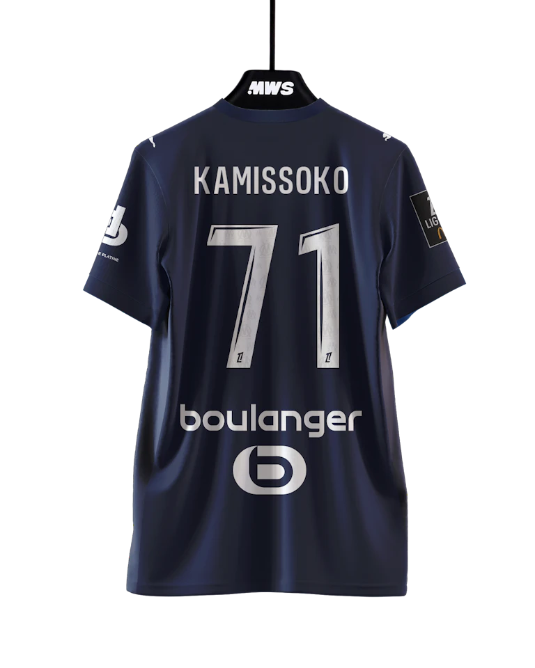 Olympique de Marseille 팀의 Nouhoum Kamissoko 셔츠
