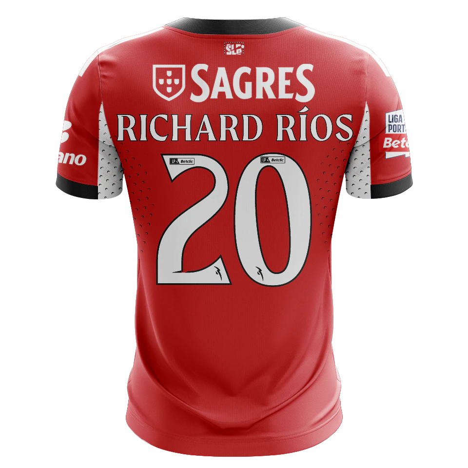 Camisola de Richard Ríos, SL Benfica