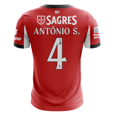 SL Benfica 팀의 António Silva 셔츠