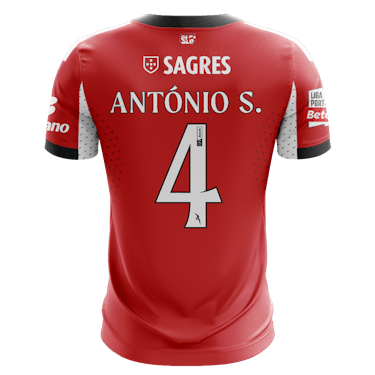 Official SL Benfica Soccer Game-Worn Jerseys Auctions