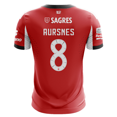 Official SL Benfica Soccer Game-Worn Jerseys Auctions