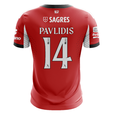 サッカーユニフォーム SL Benfica W Official SL Benfica Soccer Game-Worn Jerseys Auctions