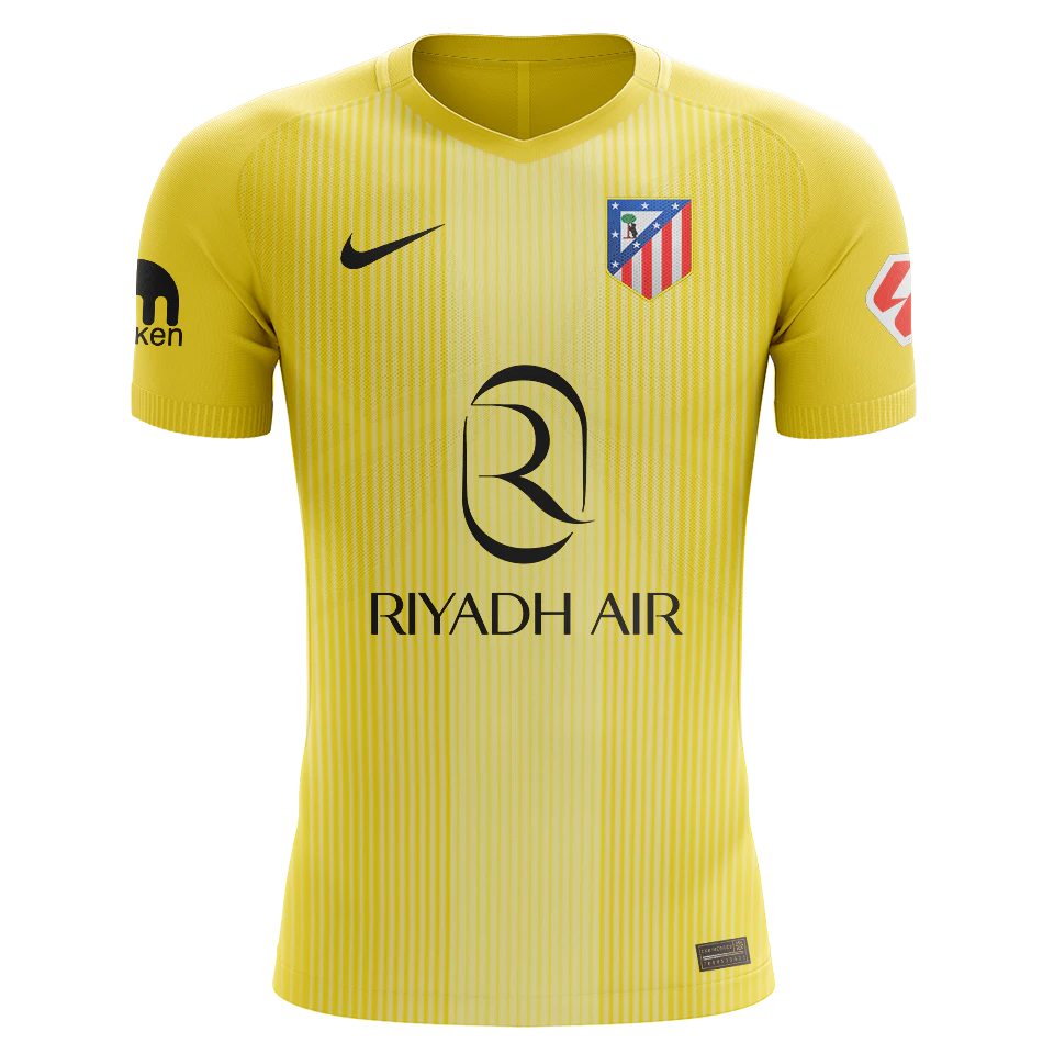 Maillot Gardien Atletico Madrid 2018/19 – Nike, Taille L, Numéro 13 Oblak, Neuf
