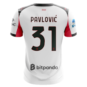 Strahinja Pavlović AC Milan jersey