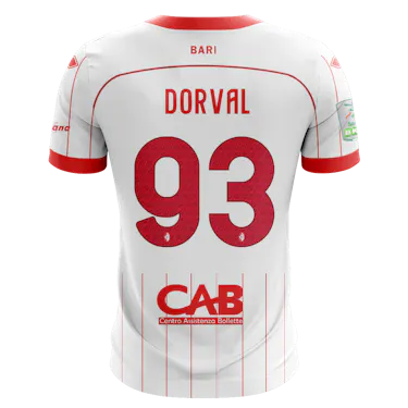 Emile Dorval S.S.C. Bari のシャツ