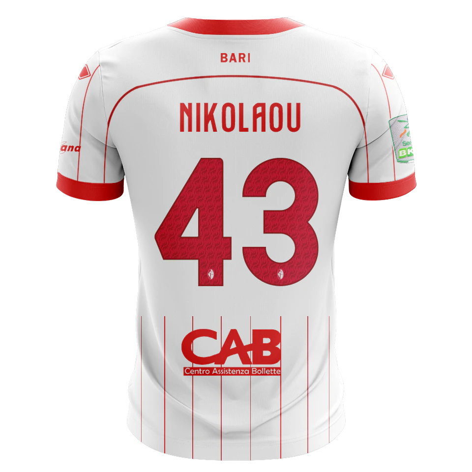 S.S.C. Bari-Trikot von Dimitrios Nikolaou
