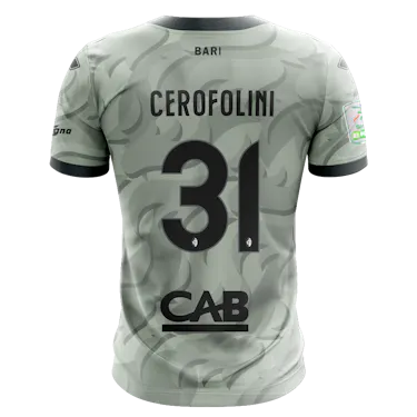 S.S.C. Bari-Trikot von Michele Cerofolini