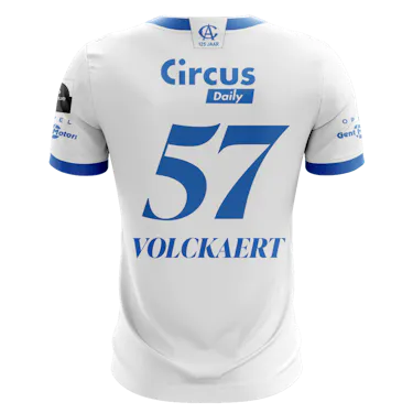 来自KAA Gent的Matties Volckaert球衣