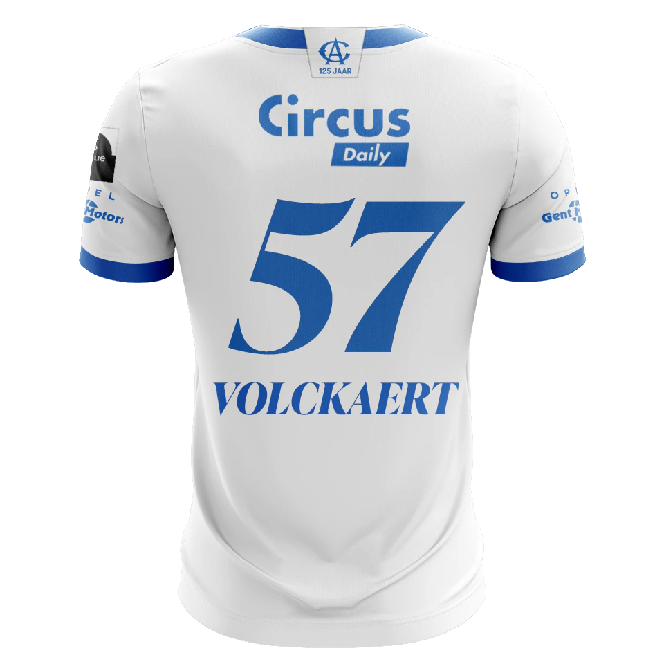 来自KAA Gent的Matties Volckaert球衣