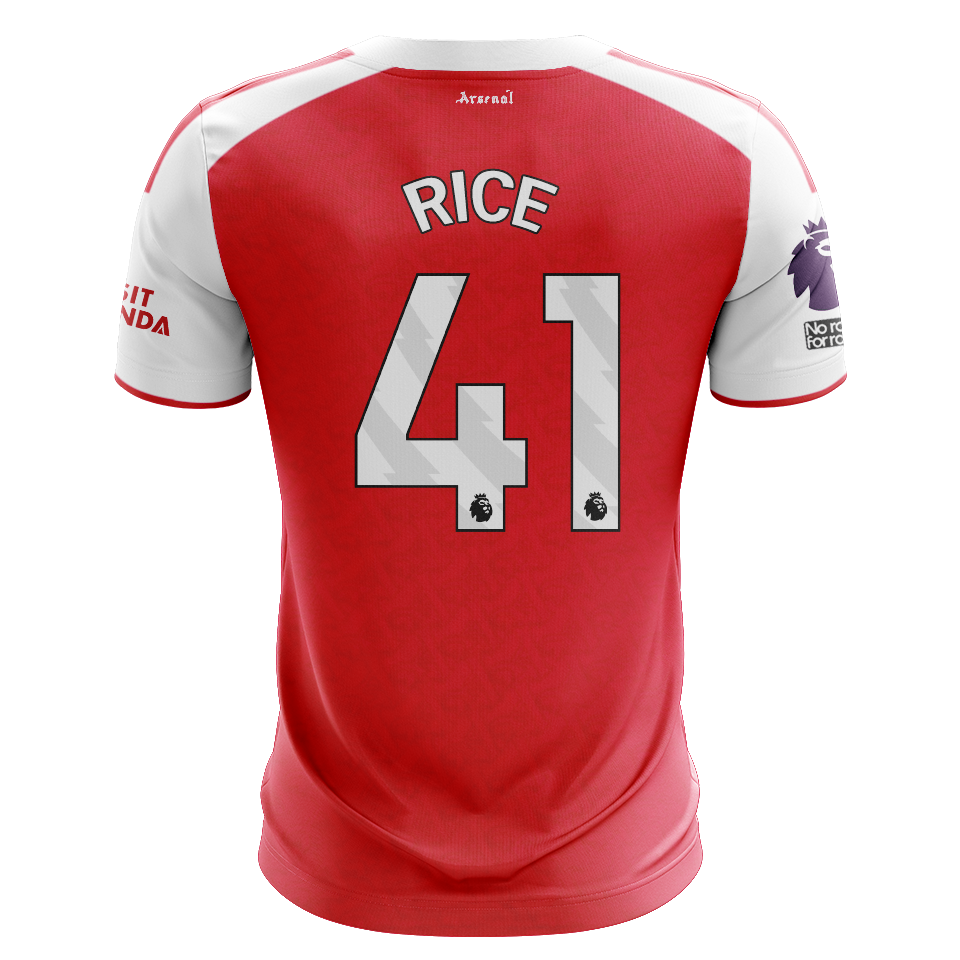 Declan Rice Arsenal shirt
