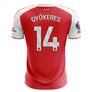 Viktor Gyökeres  Arsenal のシャツ