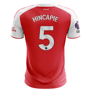 Piero Hincapié Arsenal のシャツ