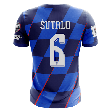 Camisola de Josip Šutalo, Croatia