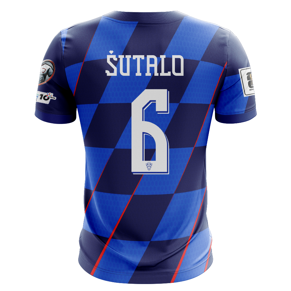 Camisola de Josip Šutalo, Croatia