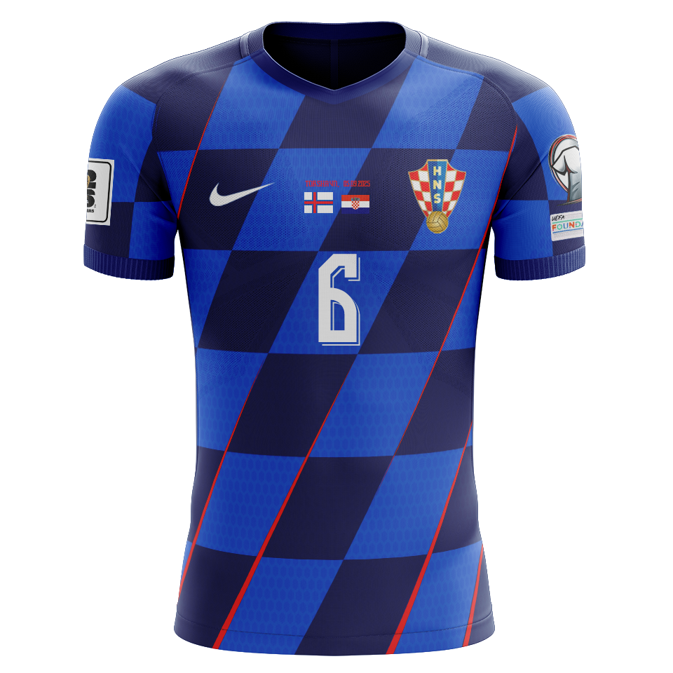 Camisola de Josip Šutalo, Croatia