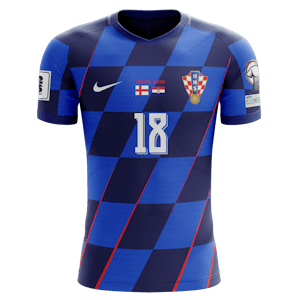Camisola de Kristijan Jakić, Croatia