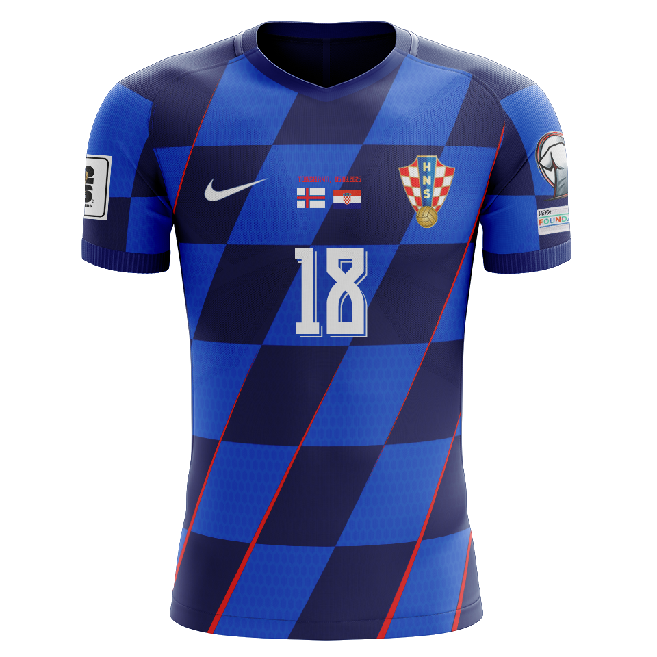 Camisola de Kristijan Jakić, Croatia