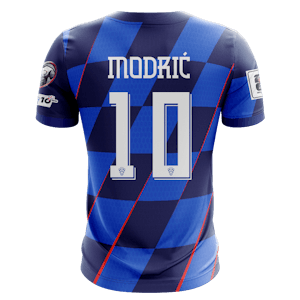 Camisola de Luka Modrić, Croatia