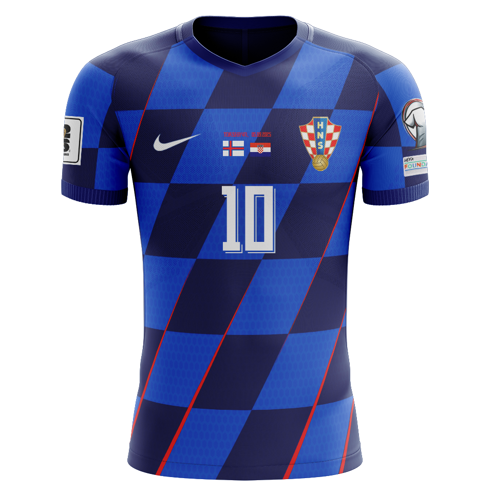 Camisola de Luka Modrić, Croatia