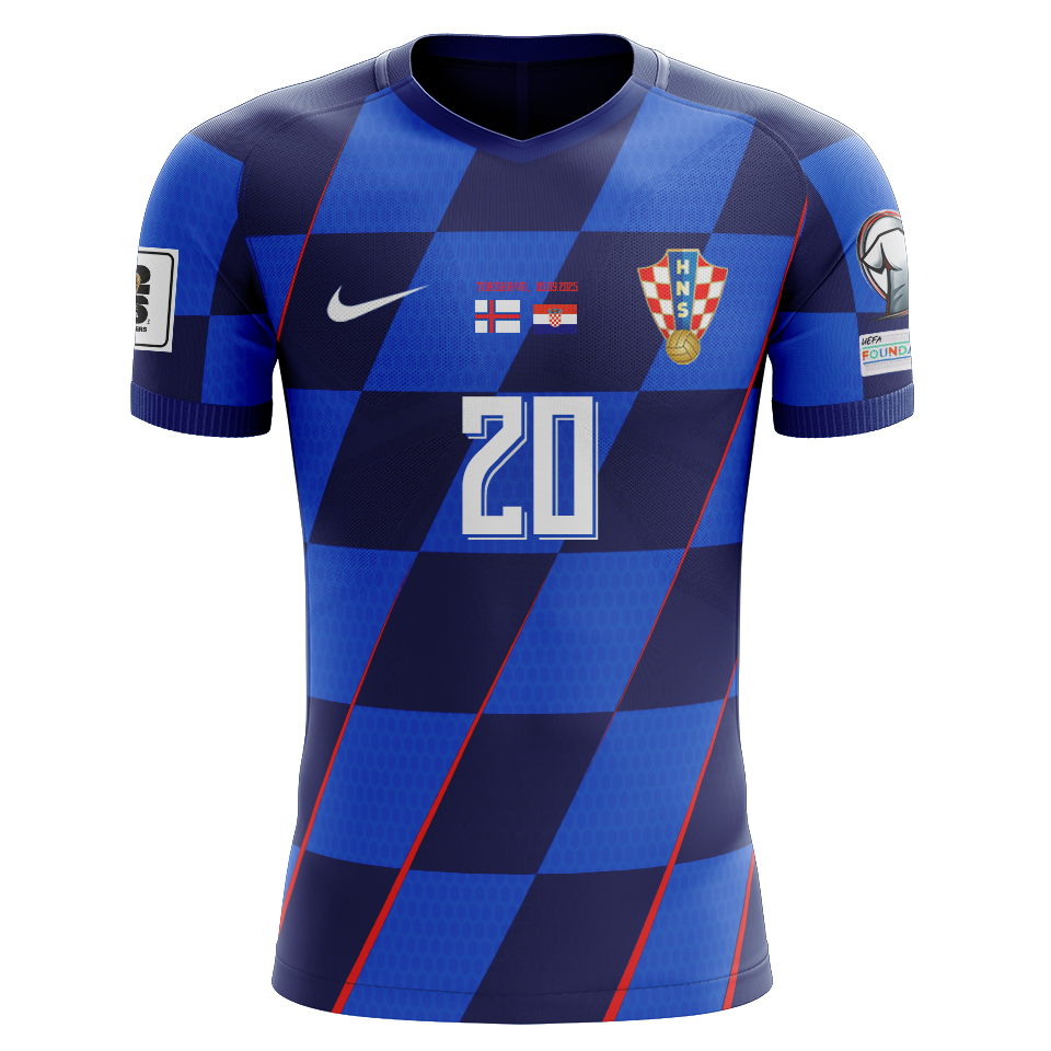 Franjo Ivanović Croatia shirt