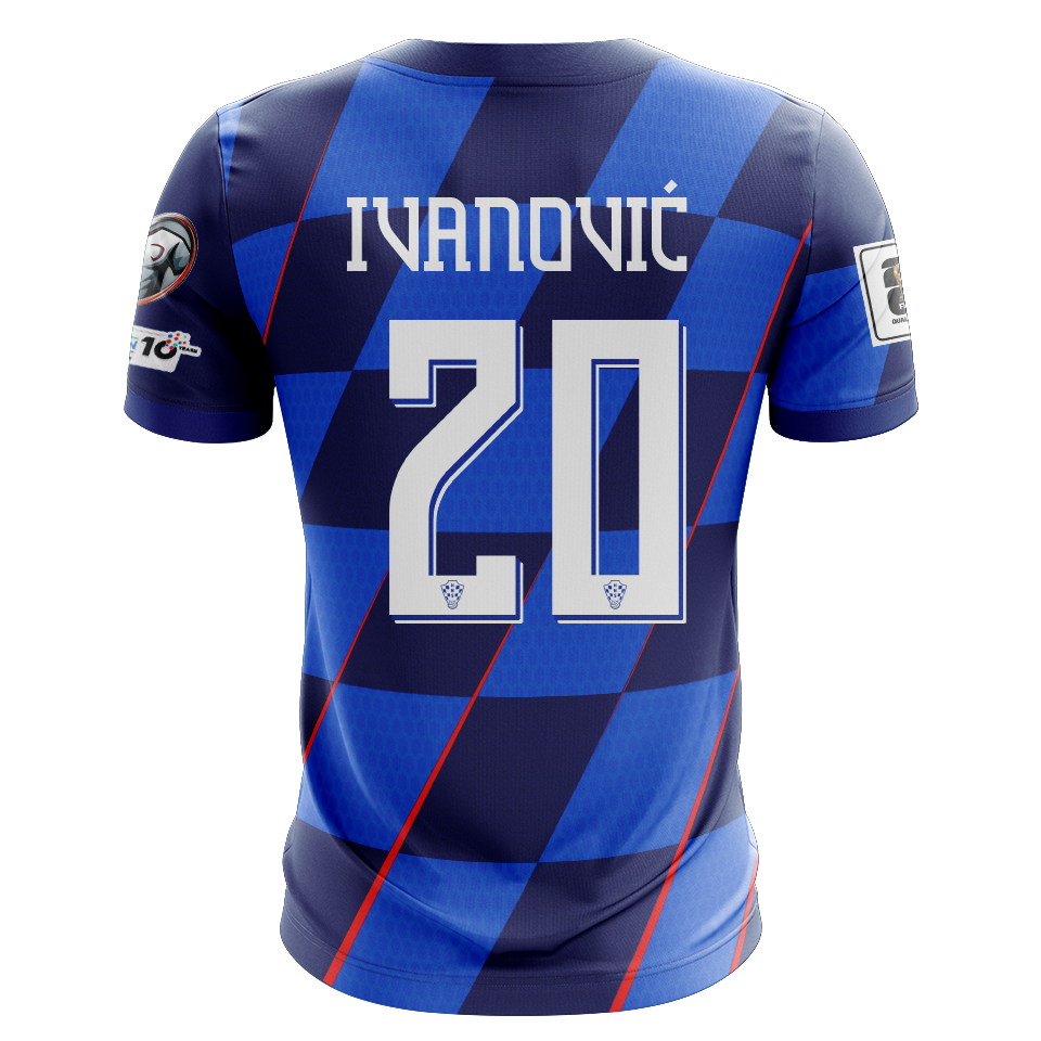 Franjo Ivanović Croatia shirt