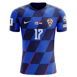 Camisola de Petar Sučić, Croatia