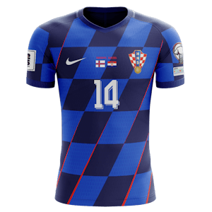 Camisola de Ivan Perišić, Croatia