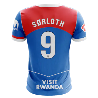 Alexander Sørloth Atlético de Madrid jersey