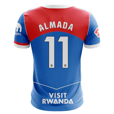 来自Atlético de Madrid的Thiago Almada球衣