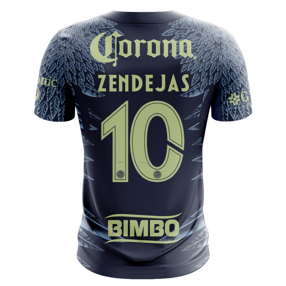 Alejandro Zendejas Club América jersey