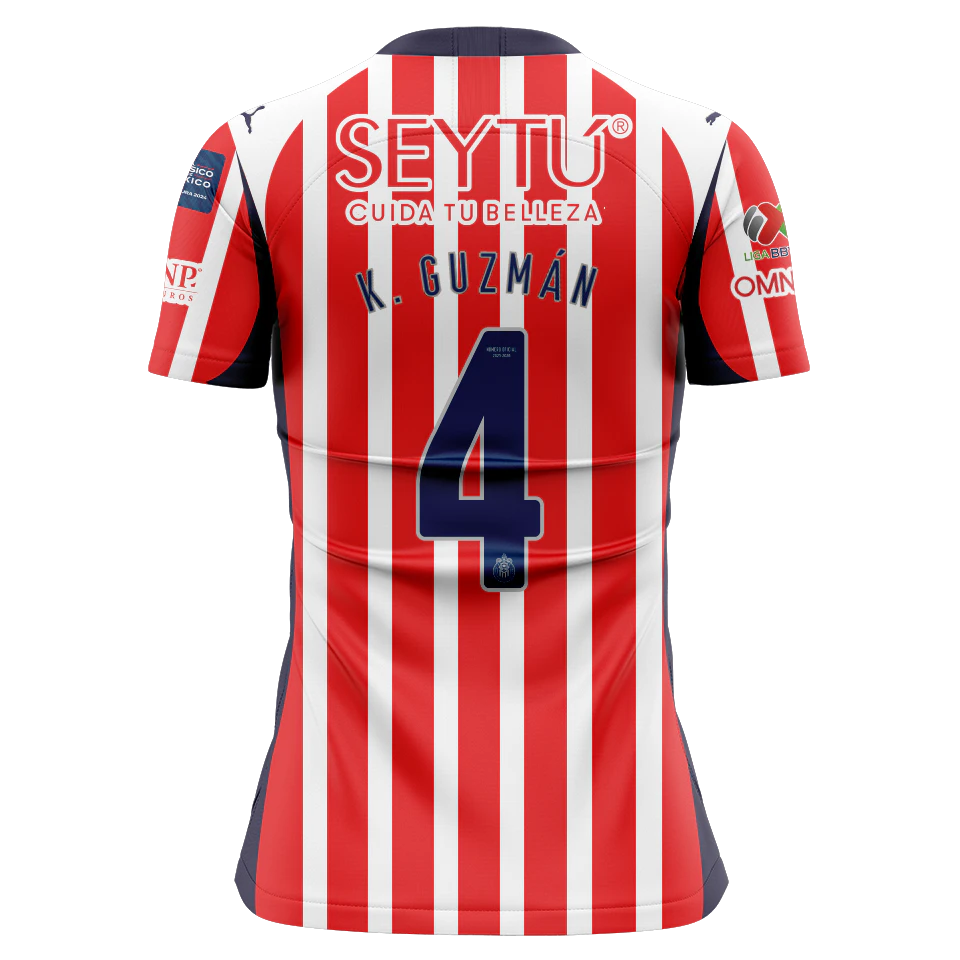 来自Guadalajara Women的Kinberly Guzmán球衣