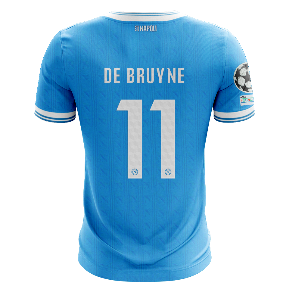ナポリ DE BRUYNE 11 シャツ X-LARGE Kevin De Bruyne | Napoli - Sporting CP | MatchWornShirt