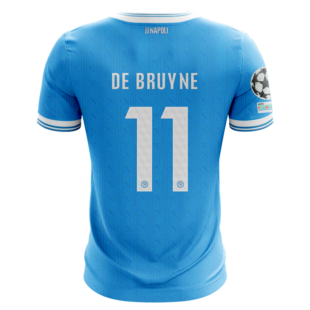 SSCナポリ 半袖 背番号11 DE BRUYNE ケヴィン・デ・ブライネ‌ L SSC