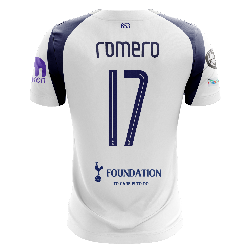 Cristian Romero Tottenham Hotspur shirt