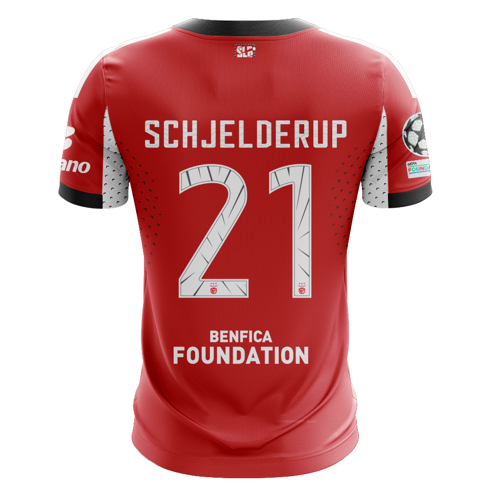 Andreas Schjelderup SL Benfica shirt