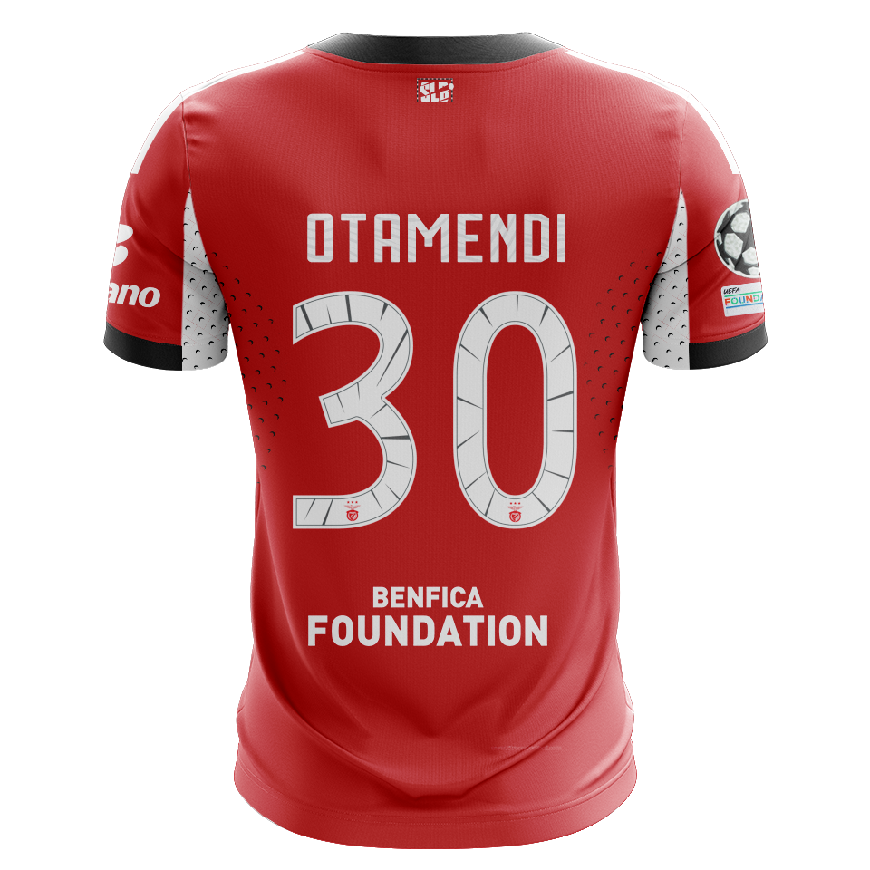 SL Benfica 팀의 Nicolás Otamendi 셔츠