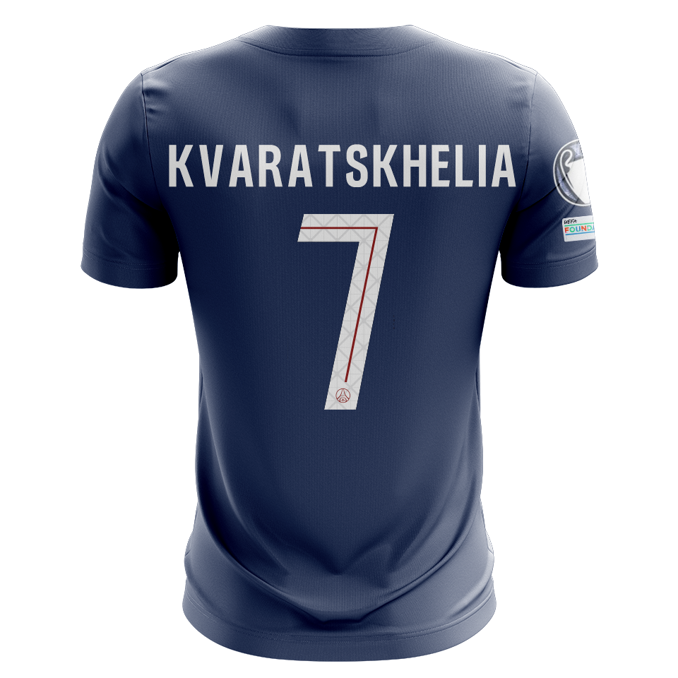 Maillot de Khvicha Kvaratskhelia (Paris Saint-Germain)