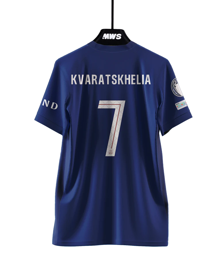 Khvicha Kvaratskhelia Paris Saint-Germain jersey