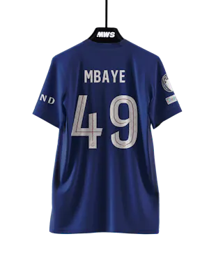Paris Saint-Germain 팀의 Ibrahim Mbaye 셔츠