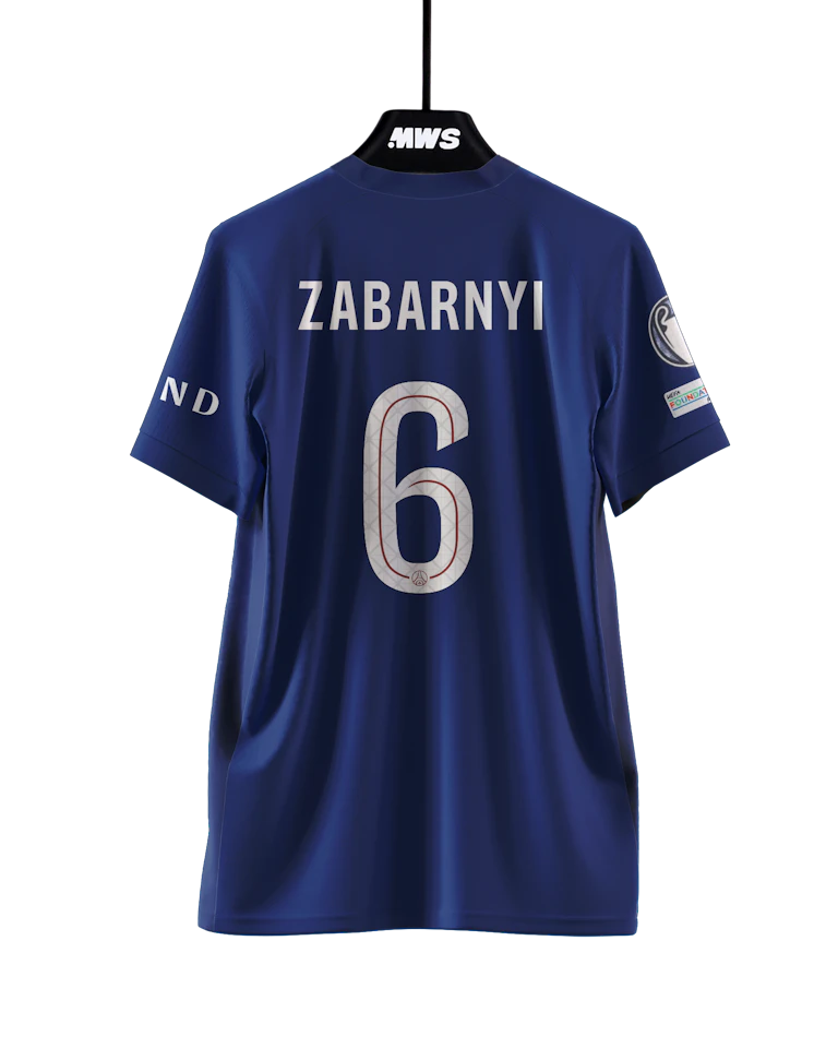 Camisola de Illia Zabarnyi, Paris Saint-Germain