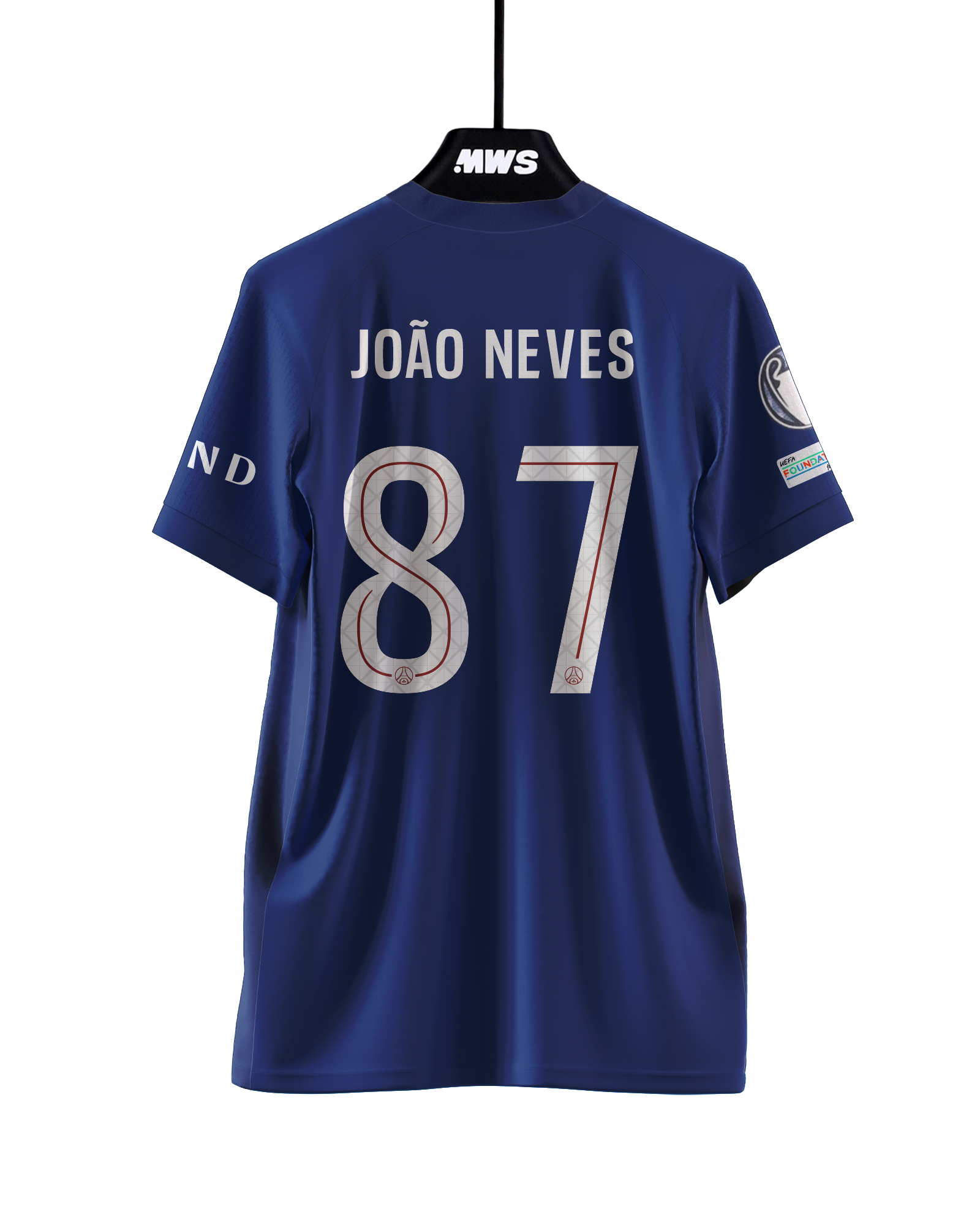 MVPs社 直筆サイン入りユニフォーム　JOAO NEVES ジョアンネベス 87-back-joao-neves-4489c00c-