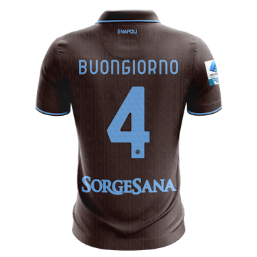 Camisola de Alessandro Buongiorno, SSC Napoli