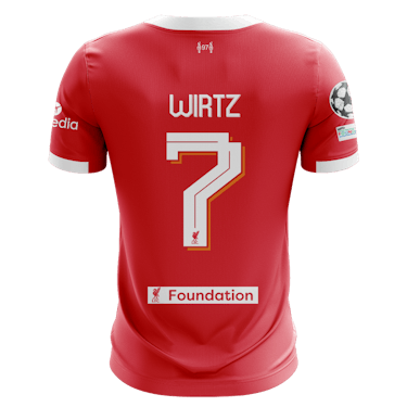 Florian Wirtz Liverpool jersey